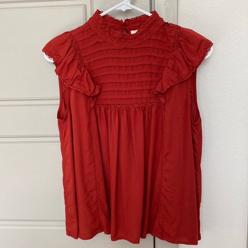 Treasure & Bond Burnt Orange Top